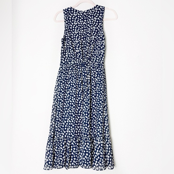 J. Crew Floral Print tiered midi dress size 00 - Picture 4 of 13